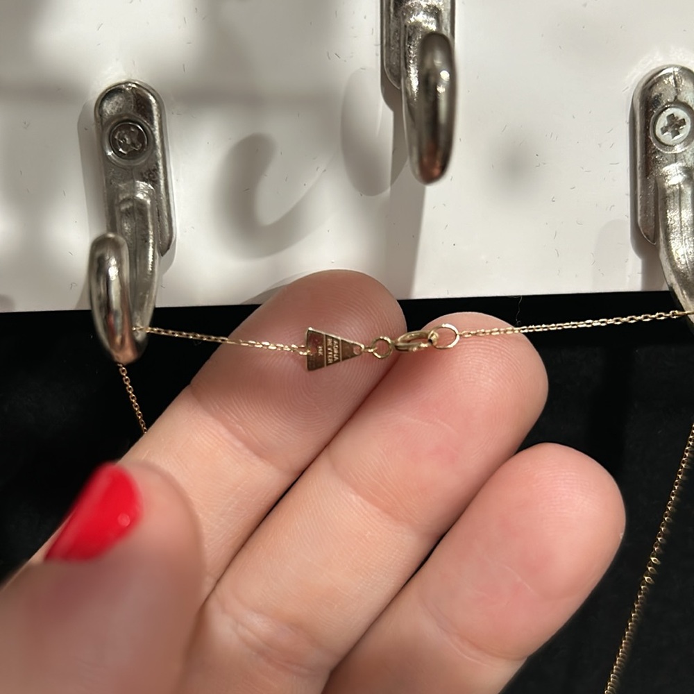 Adina Reyter 14k Gold Heart and Diamond Necklace - Picture 3 of 3